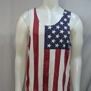 United States flag muscle shirt